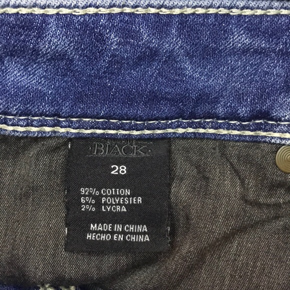 Buckle black mid rise ankle straight leg jeans. - Picture 7 of 7